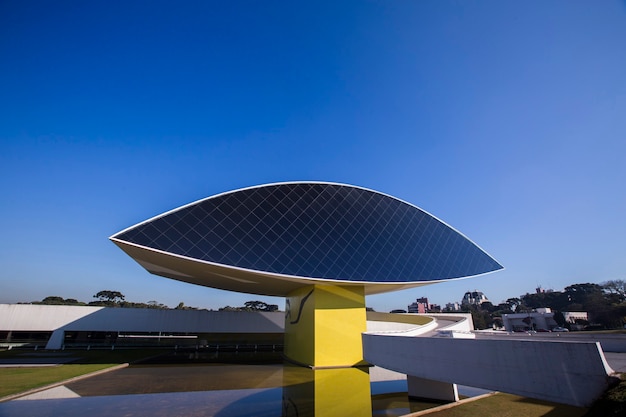 Museo Oscar Niemeyer, o MON, a Curitiba, nello stato di Paraná, Brasile.