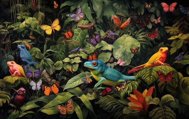 Musica aviaria e anfibia nell'intelligenza artificiale generativa della foresta pluviale
