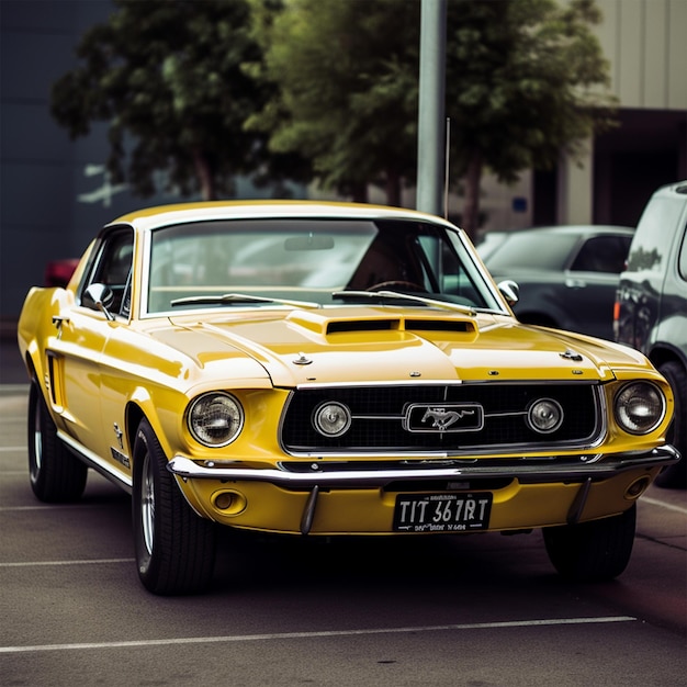 Mustang giallo