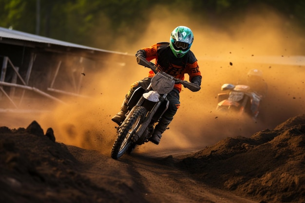 MX Rider Extreme Motocross Rider Dirt Track