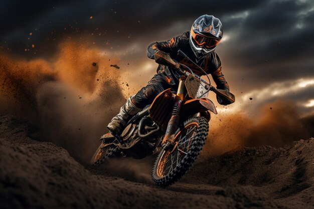 MX Rider Extreme Motocross Rider Dirt Track