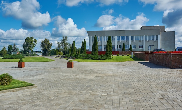 Myadzyel resort città nella regione di Minsk in Bielorussia.