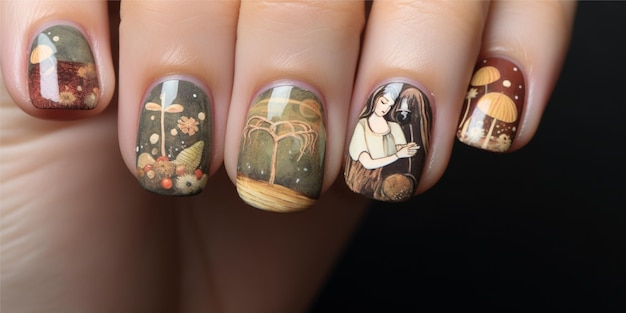 Nail art design