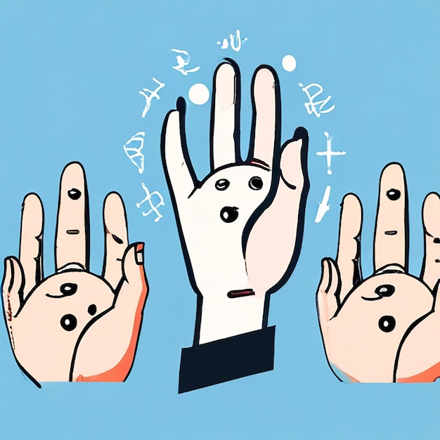 Namaste Sign Hand Gesture Icon Vector Illustrazione Nessuna stretta di mano Vector Salute e Medicina Icon Concept Bianco Isolato