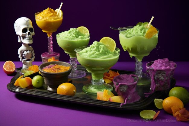 nampan berisi jeruk nipis dan jeruk nipis dengan jeruk nipis dan jeruk nipis di atasnya