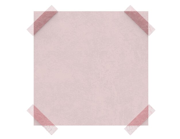 nastro adesivo washi con note adesive rosa quadrato