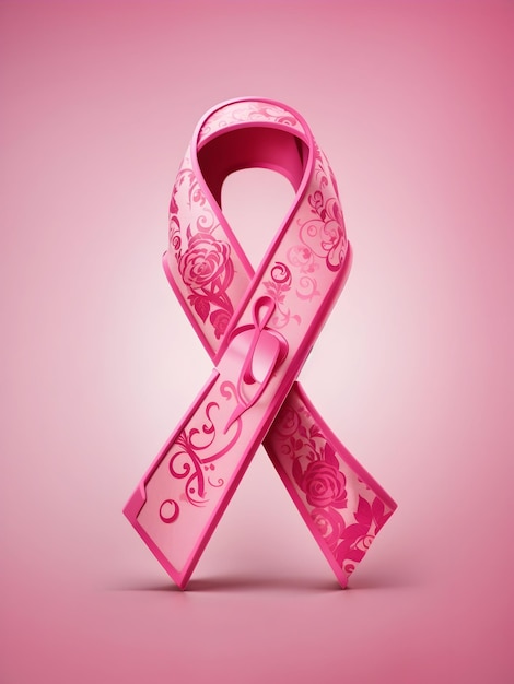 Nastro rosa per la consapevolezza del cancro al seno