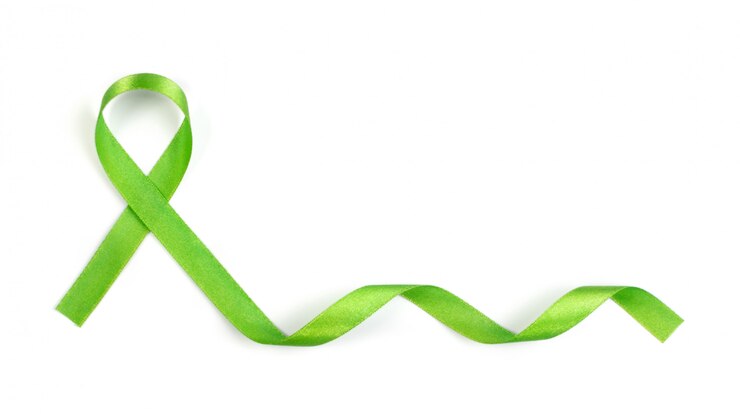 Foto nastro simbolico verde