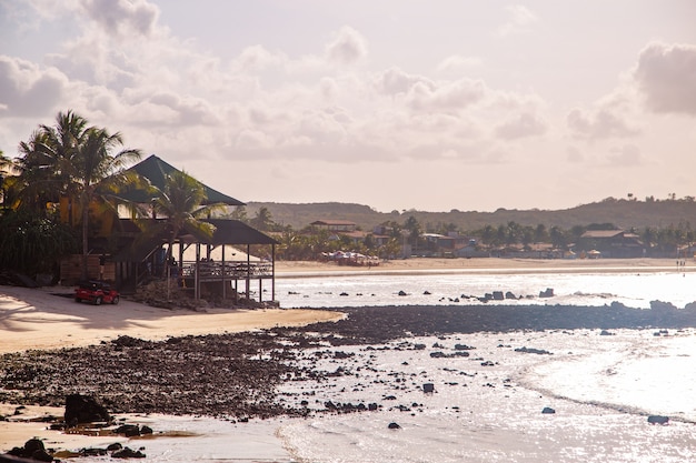 Natal Rio Grande do Norte Brasile - Circa nel marzo 2021: Spiaggia di Genipabu a Rio Grande do Norte