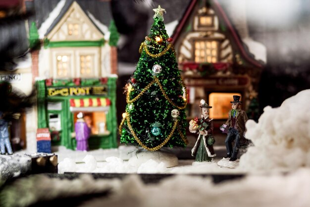 Natale in miniatura tradizionale