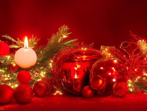 Natale sfondo colore rosso immagine di alta qualità download