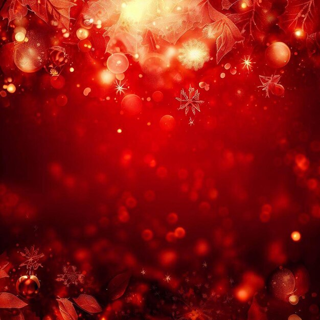 Natale sfondo rosso