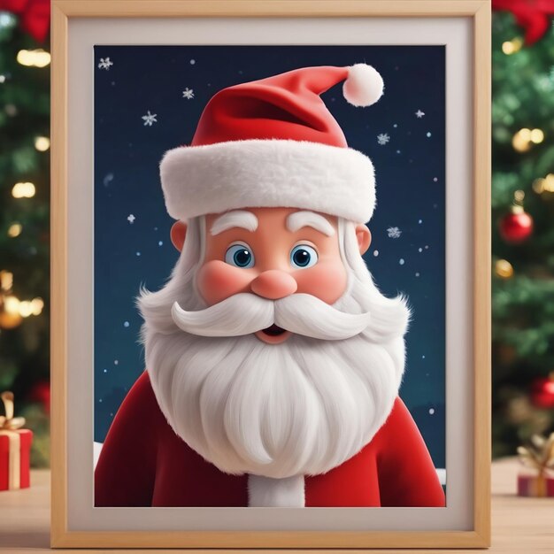Natale simpatico cartone animato di Babbo Natale
