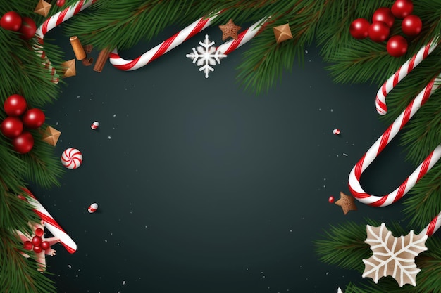 NatalThemed Background A Festive Holiday Setting Generative AI