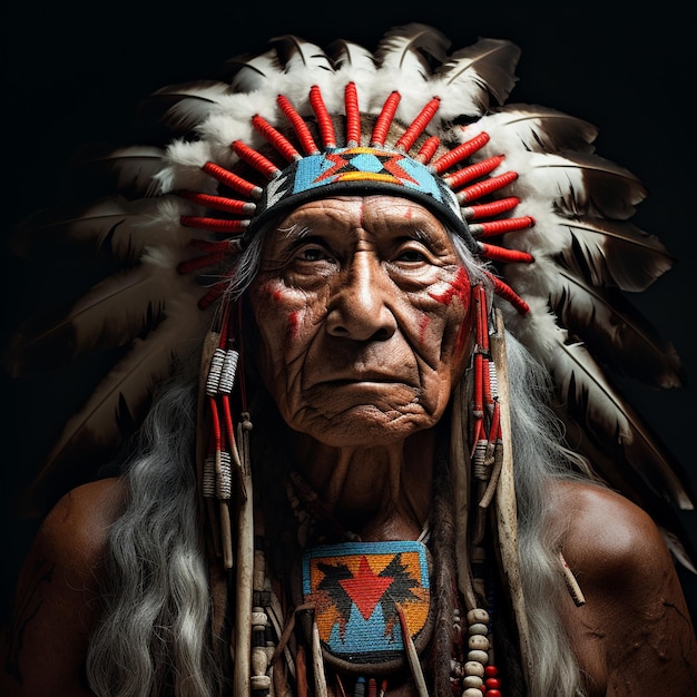 Native american indian Cultura Autenticità Abbigliamento Tradizioni Primi Americani tribù religione culto Bigiotteria piume usa