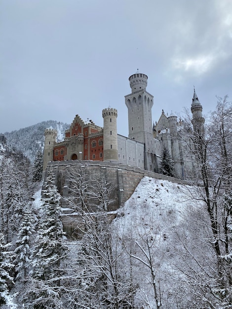 natura architetto paesaggio castello inverno germania