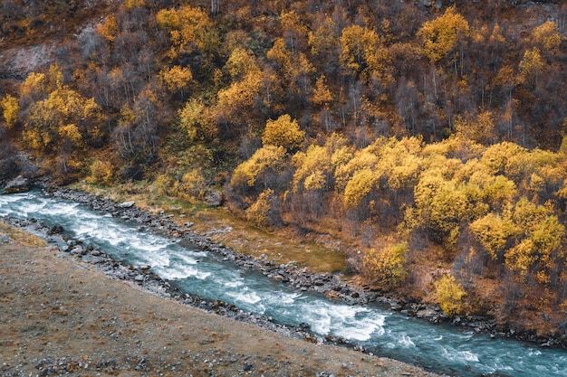 Natura Autunm di Kazbegi, Georgia