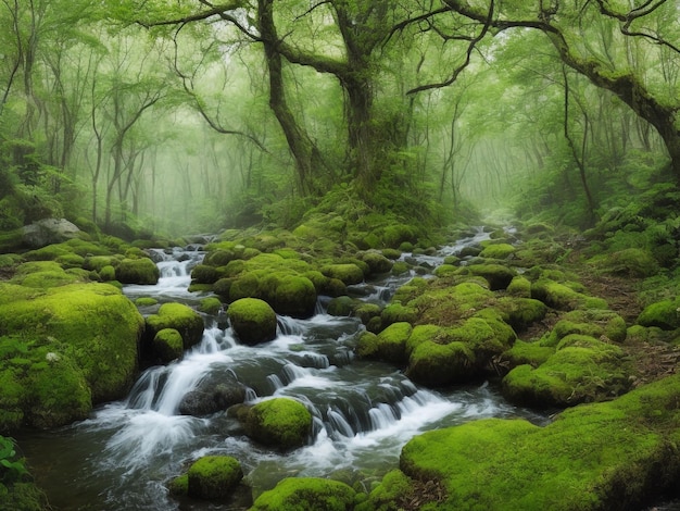 natura bellissima immagine ravvicinata generata dai