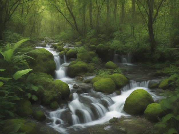 natura bellissima immagine ravvicinata generata dai