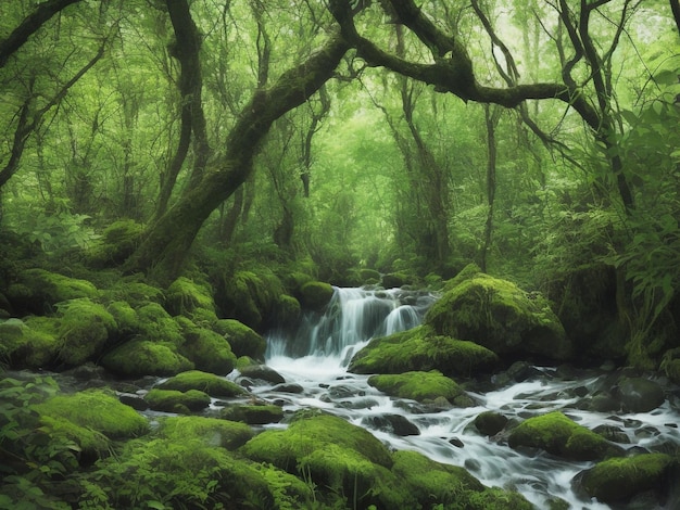 natura bellissima immagine ravvicinata generata dai