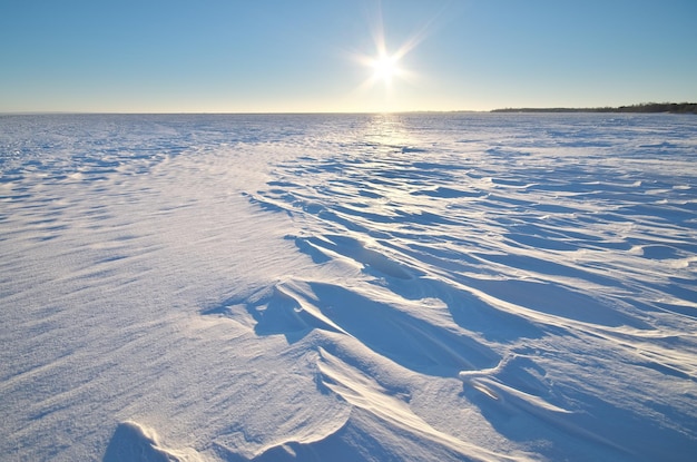 Natura del paesaggio invernale