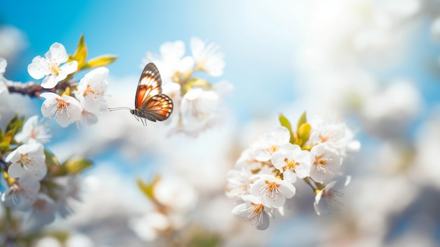 Natura di sfondo sfocato bella primavera