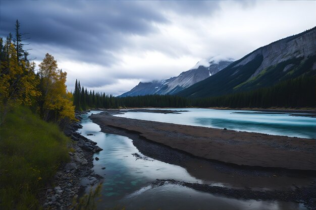 Natura in Canada con meravigliose montagne e foreste