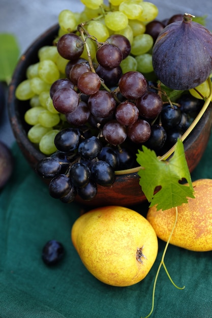 Natura morta di frutti autunnali