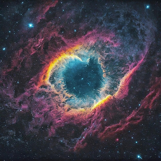 nebulosa nello spazio esterno astratto universo di sfondo