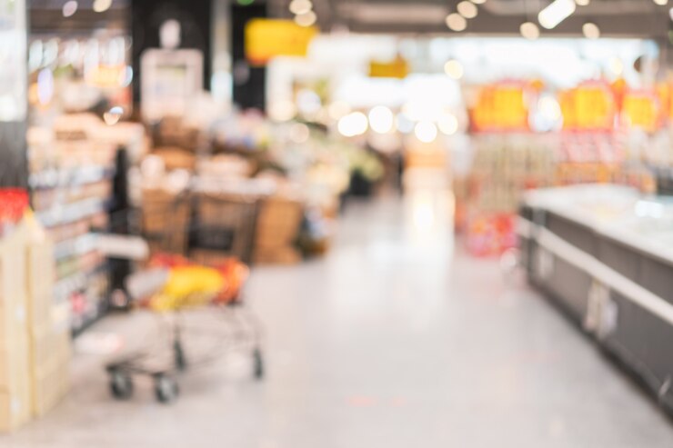 Negozio di alimentari del supermercato