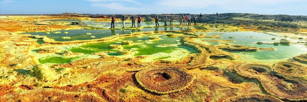 Nel sito vulcanico di Dallol