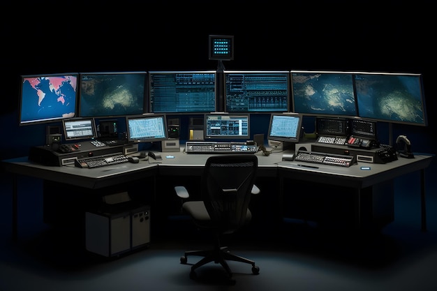 Nella sala di controllo del sistema viene generata la rete neurale dell'operatore e dell'amministratore