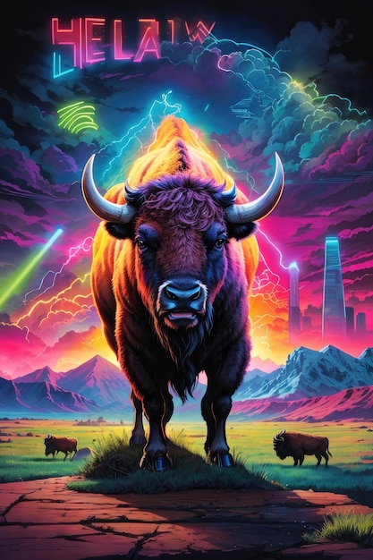 Neon Bison sogna un ritorno surreale degli anni '80