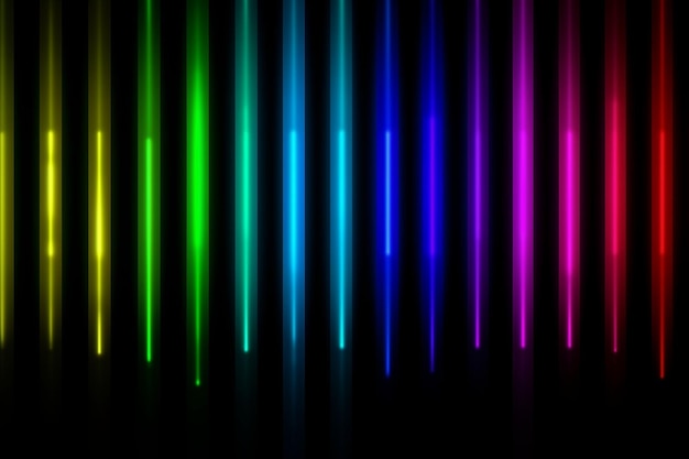neon e sfondo astratto colorato