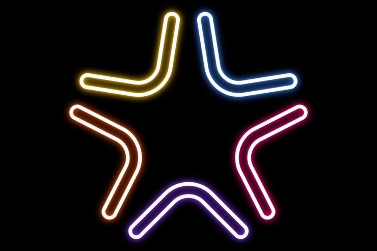 Photo neon elements