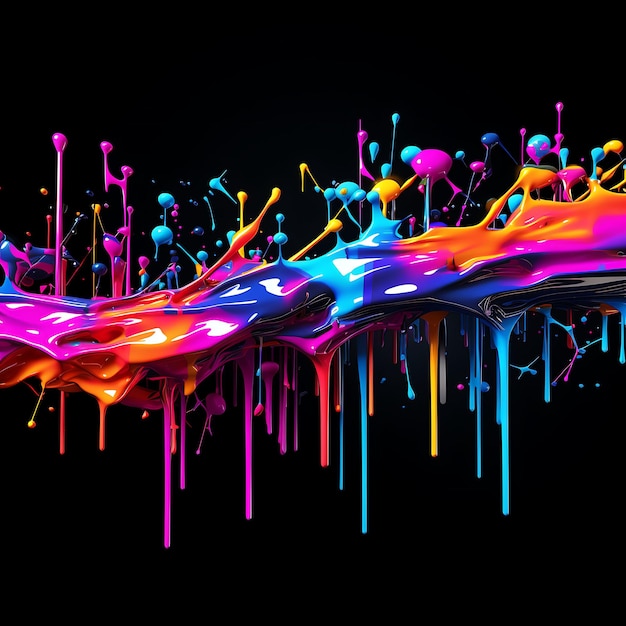 Neon Graffiti Graffiti ispirate linee etichette colorate elettriche Y2K forme neon luce trasparente arte