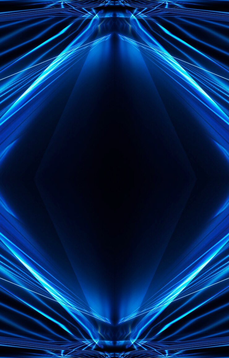 Neon scuro blu astratto