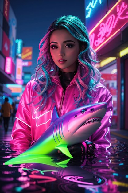 Neon Shark Odyssey Un ritorno surreale degli anni '80