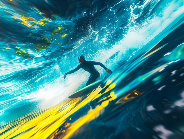 Neon Swell A Cyberpunk Surfers Odyssey