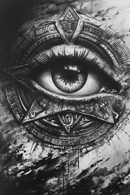 Nero_e_Bianco_Aztec_eye_drawing_Tycho_album_c6c2c8d8