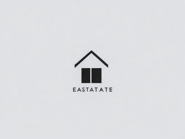 Nero e oro lettera iniziale M Real Estate immagine del logo su sfondo bianco Flat Vector Logo Design