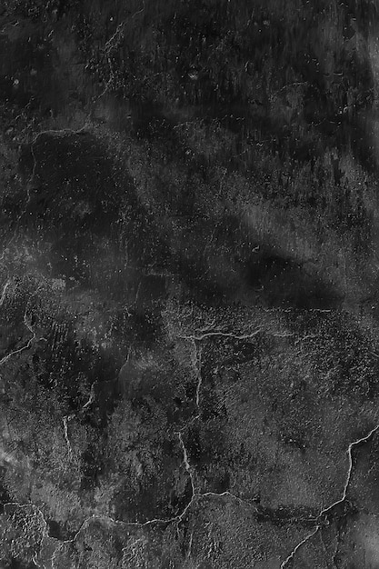 nero vecchio muro di cemento incrinato sfondo / struttura nera astratta, vecchio sfondo vintage