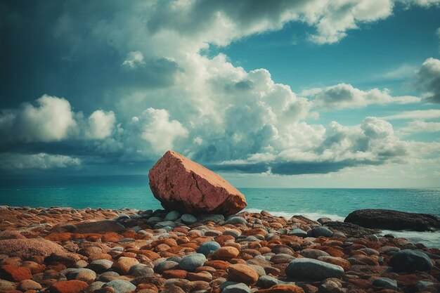 Nessuno bello il mare la pietra rilassa le nuvole