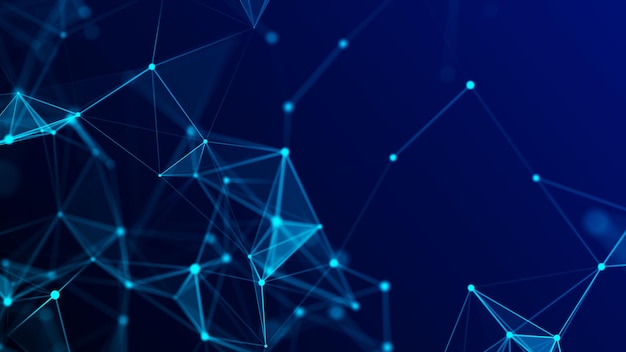 Network connection structure Technology connect big data Science background Business backdrop