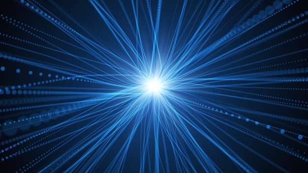 neural connect lines of communication as a data connection in the central brain
