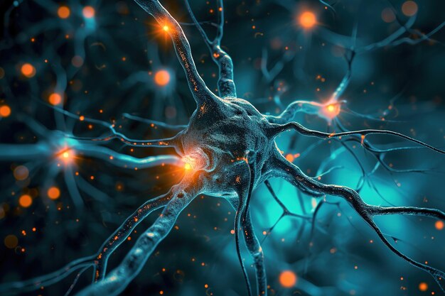 Neurone grafico del sistema nervoso umano