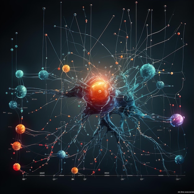 neuroni all'interno di un grafico aziendale