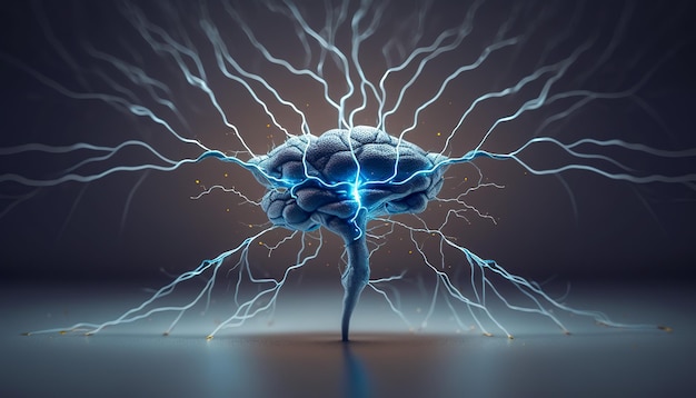 Neuroni e segnali elettrici come il cervello elabora e memorizza le informazioni IA generativa