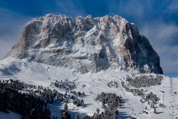 Neve, cime e nuvole