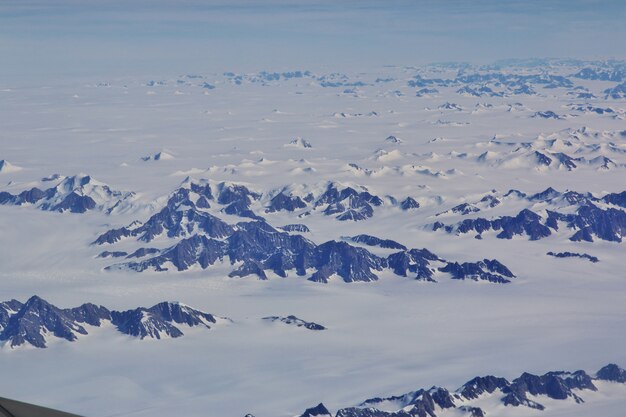 Neve e ghiaccio in Groenlandia